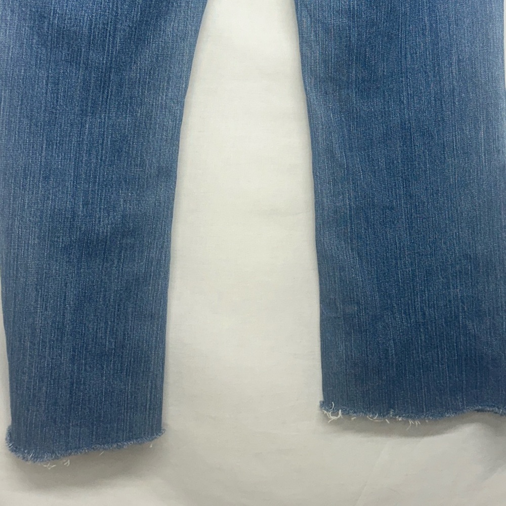 Real Flare‎ Jeans Size 4 Medium Wash Raw Hem  Denim Size 4 / Girls 14 - Picture 7 of 7